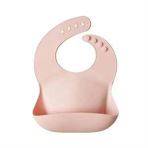 Mushie Silicone Bib - Blush